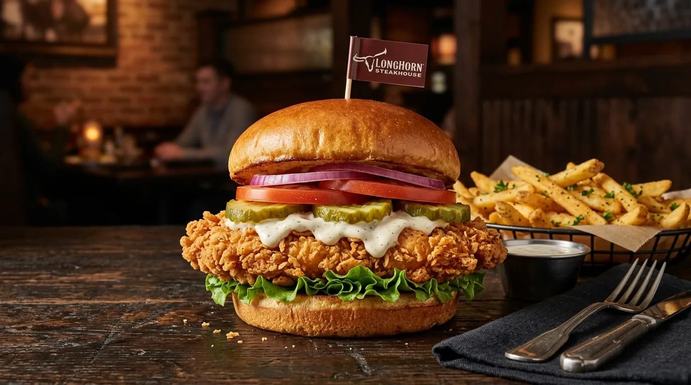 Crispy Buttermilk Chicken Sandwich - Handhelds Crispy Buttermilk Chicken Sandwich - Handhelds at LongHorn Steakhouse