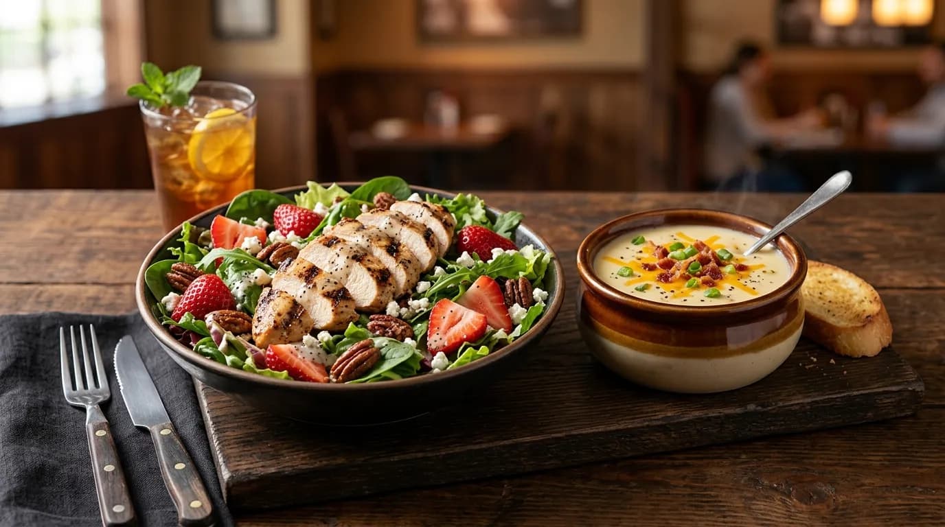 Grilled Chicken & Strawberry Lunch Salad Combo - Lunch Grilled Chicken & Strawberry Lunch Salad Combo - Lunch at LongHorn Steakhouse