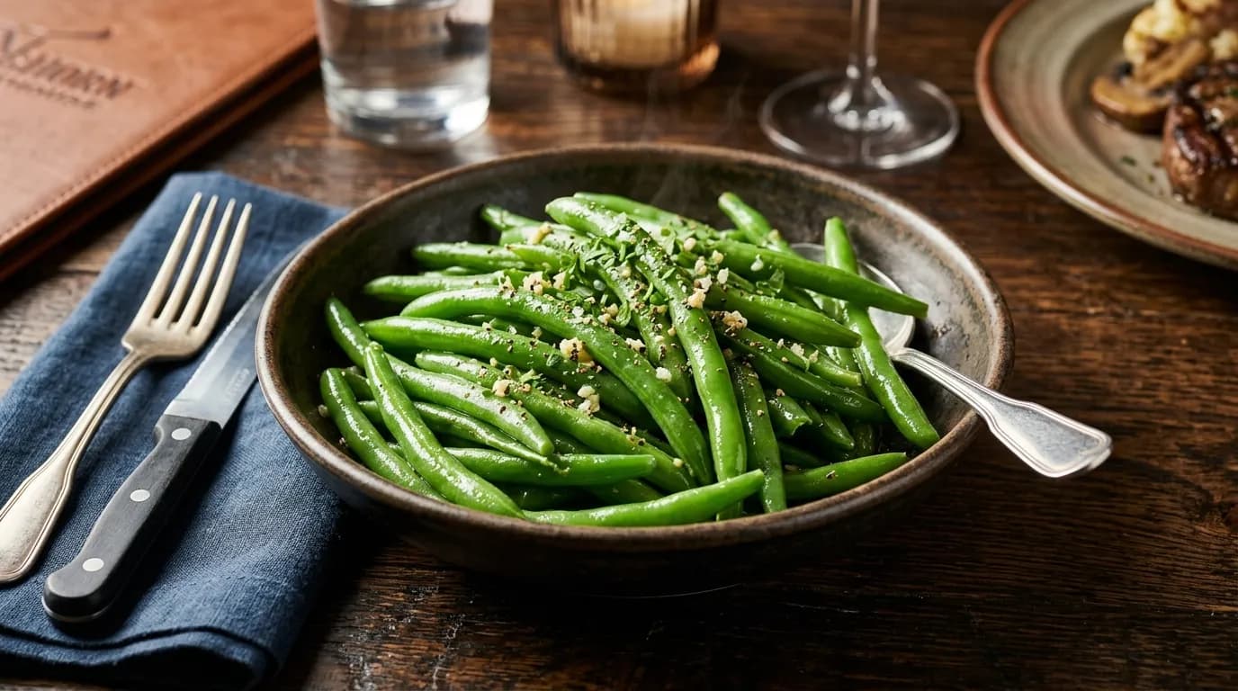 Fresh Steamed Green Beans - Sides Fresh Steamed Green Beans - Sides at LongHorn Steakhouse