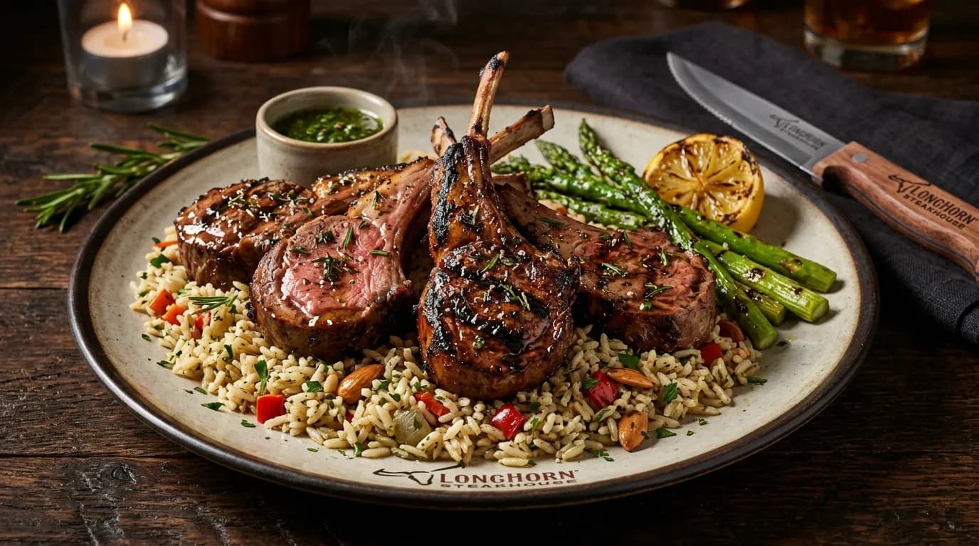 Grilled Lamb Chops* - Chicken, Seafood & More Grilled Lamb Chops* - Chicken, Seafood & More at LongHorn Steakhouse