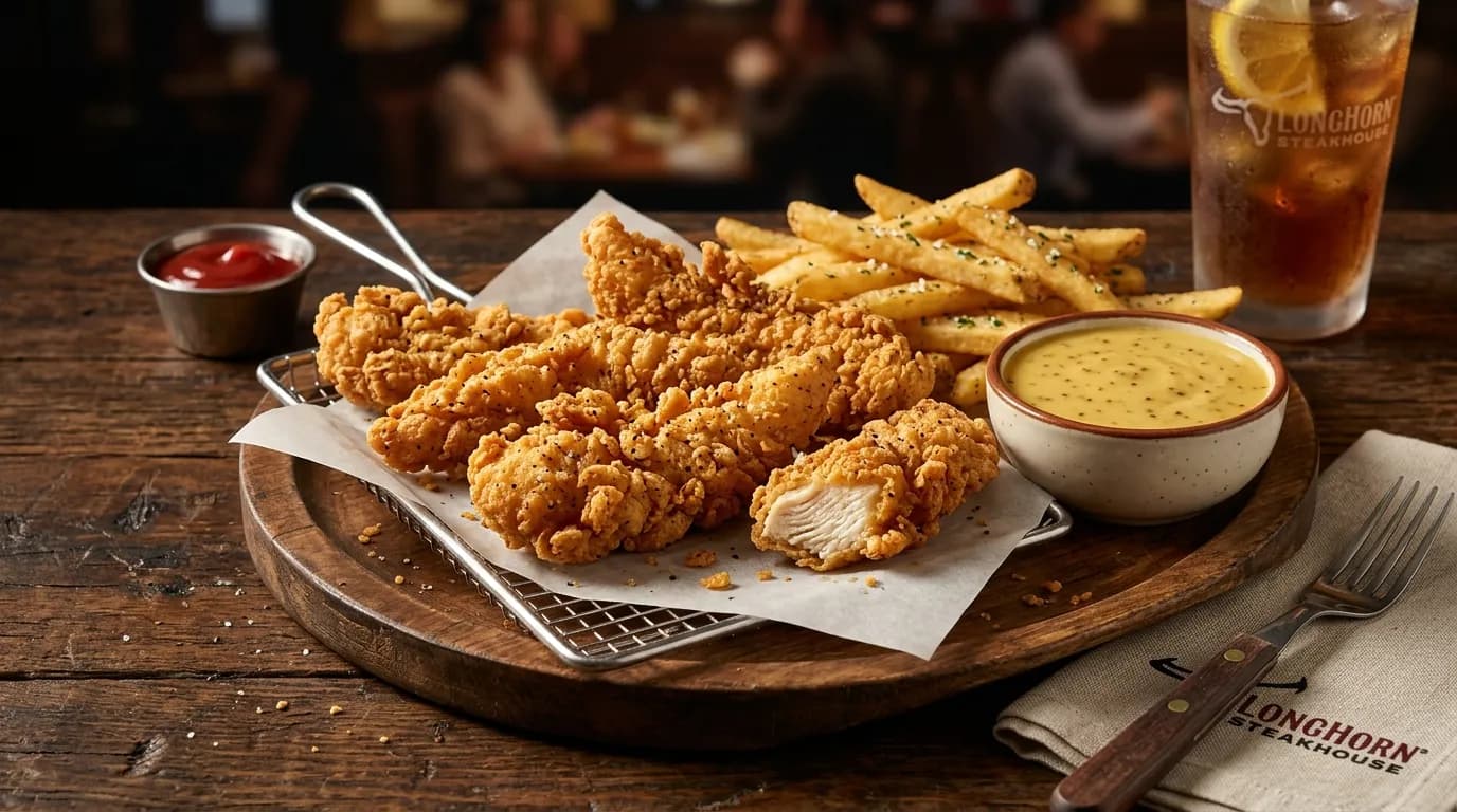 Hand-Breaded Chicken Tenders - Chicken, Seafood & More Hand-Breaded Chicken Tenders - Chicken, Seafood & More at LongHorn Steakhouse
