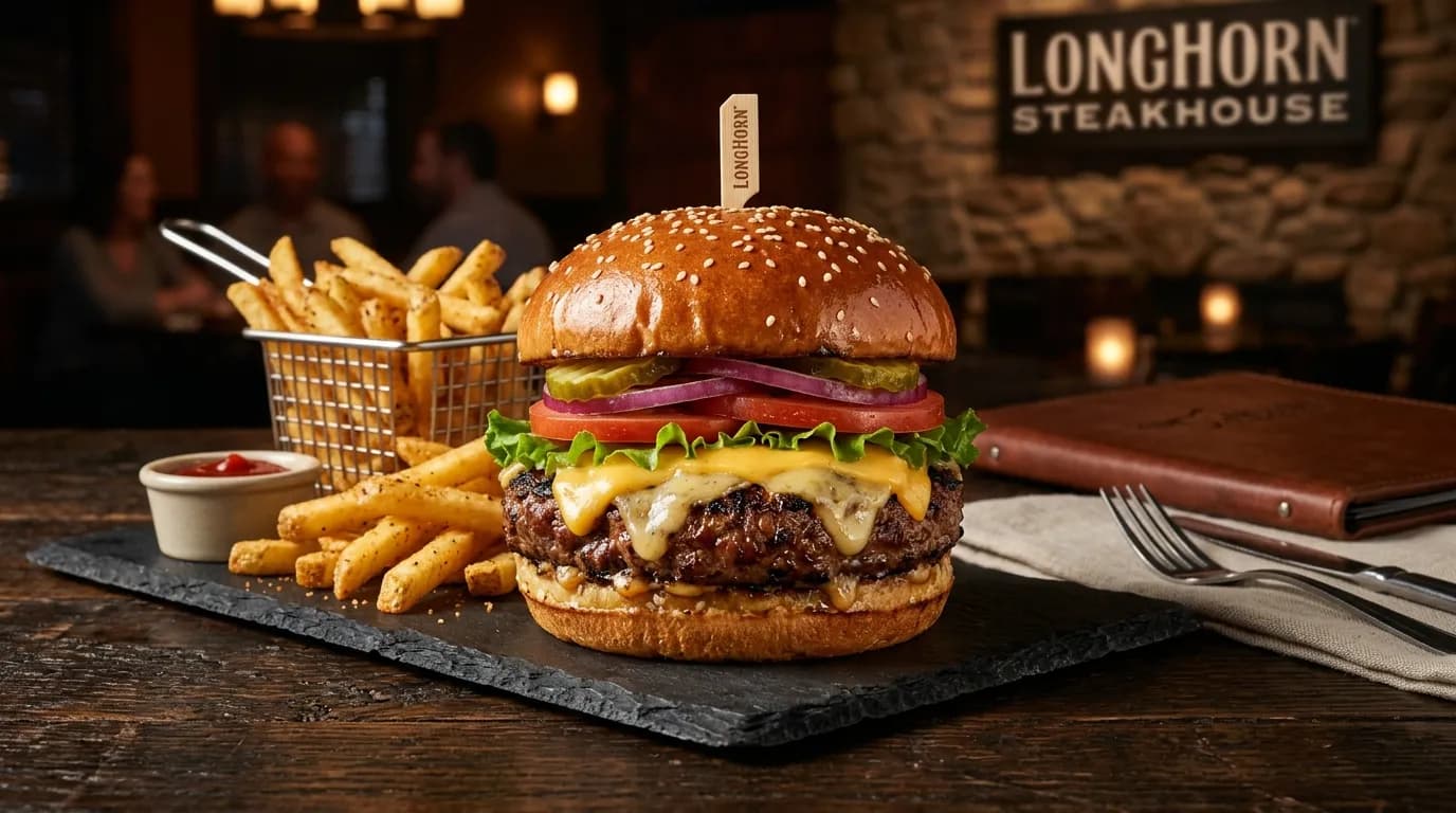 Longhorn Cheeseburger - Kids Meals Longhorn Cheeseburger - Kids Meals at LongHorn Steakhouse