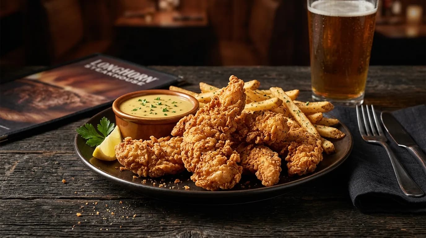 Longhorn Chicken Tenders - Kids Meals Longhorn Chicken Tenders - Kids Meals at LongHorn Steakhouse