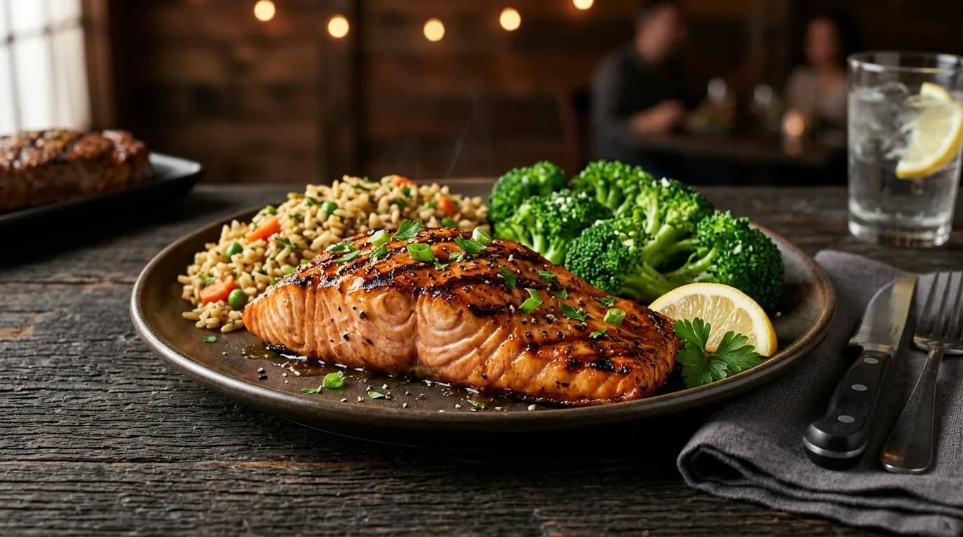 LongHorn Salmon* - Chicken, Seafood & More LongHorn Salmon* - Chicken, Seafood & More at LongHorn Steakhouse