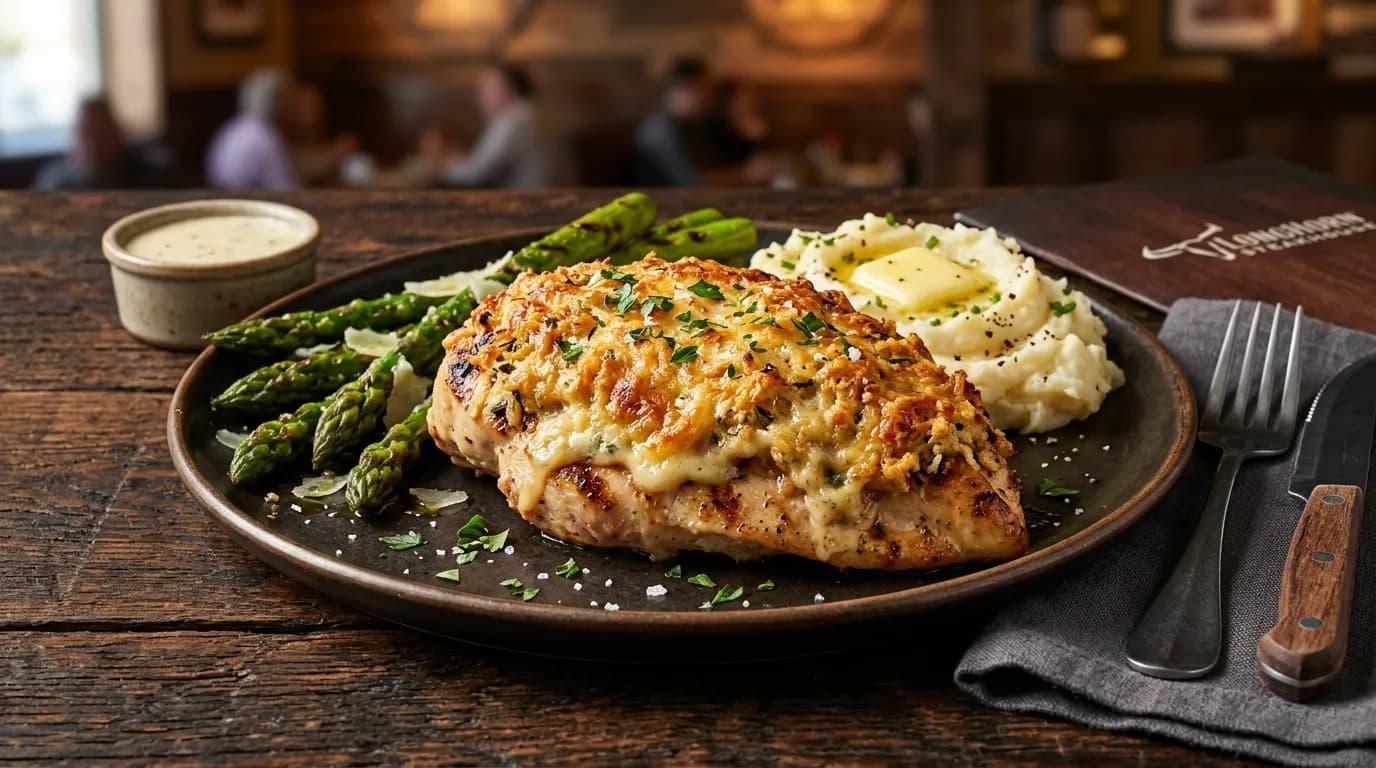 Parmesan Crusted Chicken - Parmesan Crusted Favorites Parmesan Crusted Chicken - Parmesan Crusted Favorites at LongHorn Steakhouse